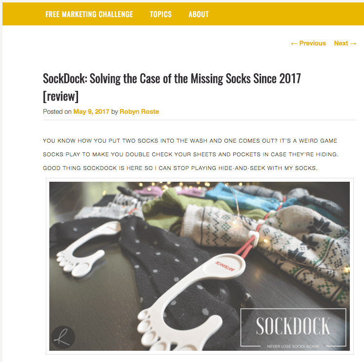 SockDock: Solving the Case of the Missing Socks Since 2017