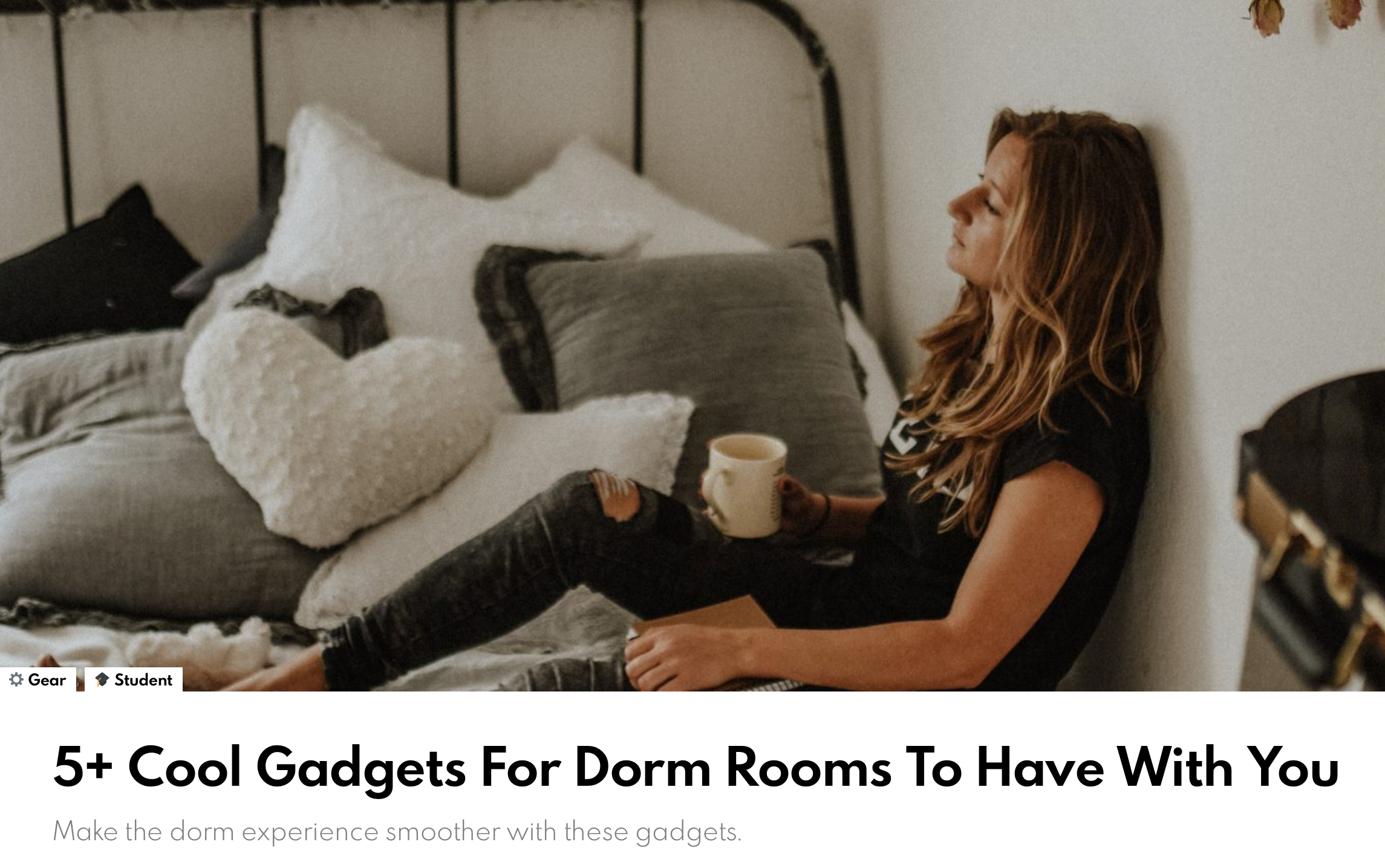 FUPPING – 5 Cool Gadgets for Dorm Rooms