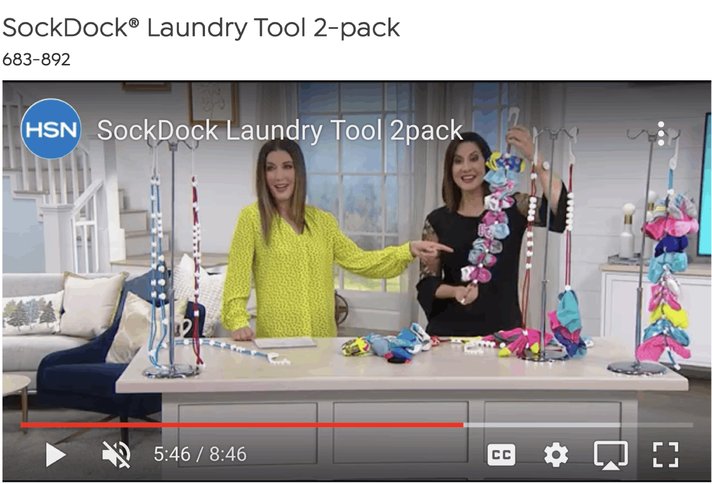 HSN – Sock Laundry Tool